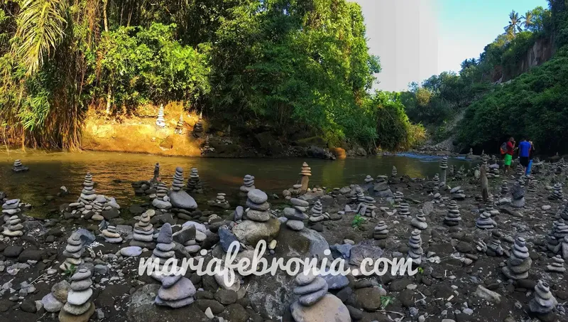 Stone Stacking Wide View